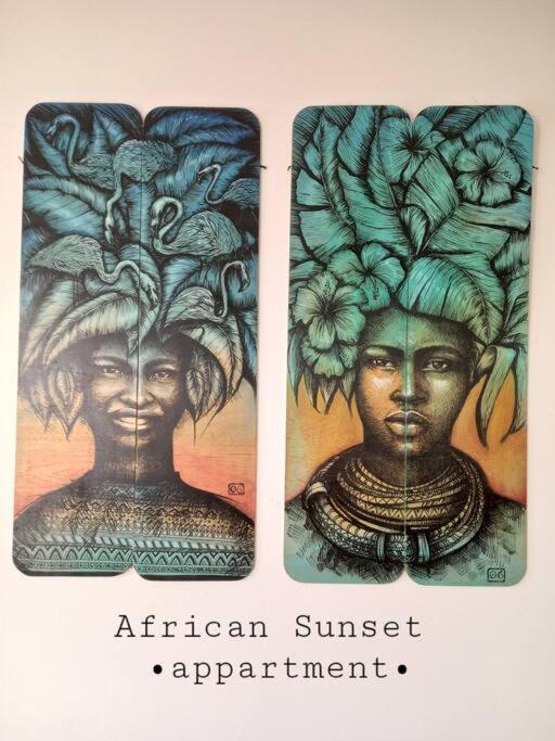 African Sunset Sal Rei Buitenkant foto